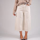 Kiera Culotte Jeans In Cream