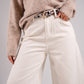 Kiera Culotte Jeans In Cream