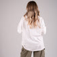Kiera Oversized Long Sleeve T-Shirt In White