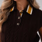 Holly Sleeveless Knit Top In Chocolate