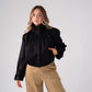 Iris Crop Jacket In Black