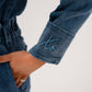 Love Laura Denim Jumpsuit In Light Wash