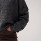 Kiera Round Neck Jumper In Grey