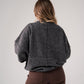 Kiera Round Neck Jumper In Grey