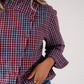Daisy Check Shirt In Red Mix