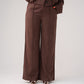 Elsa Straight Leg Trousers In Chocolate