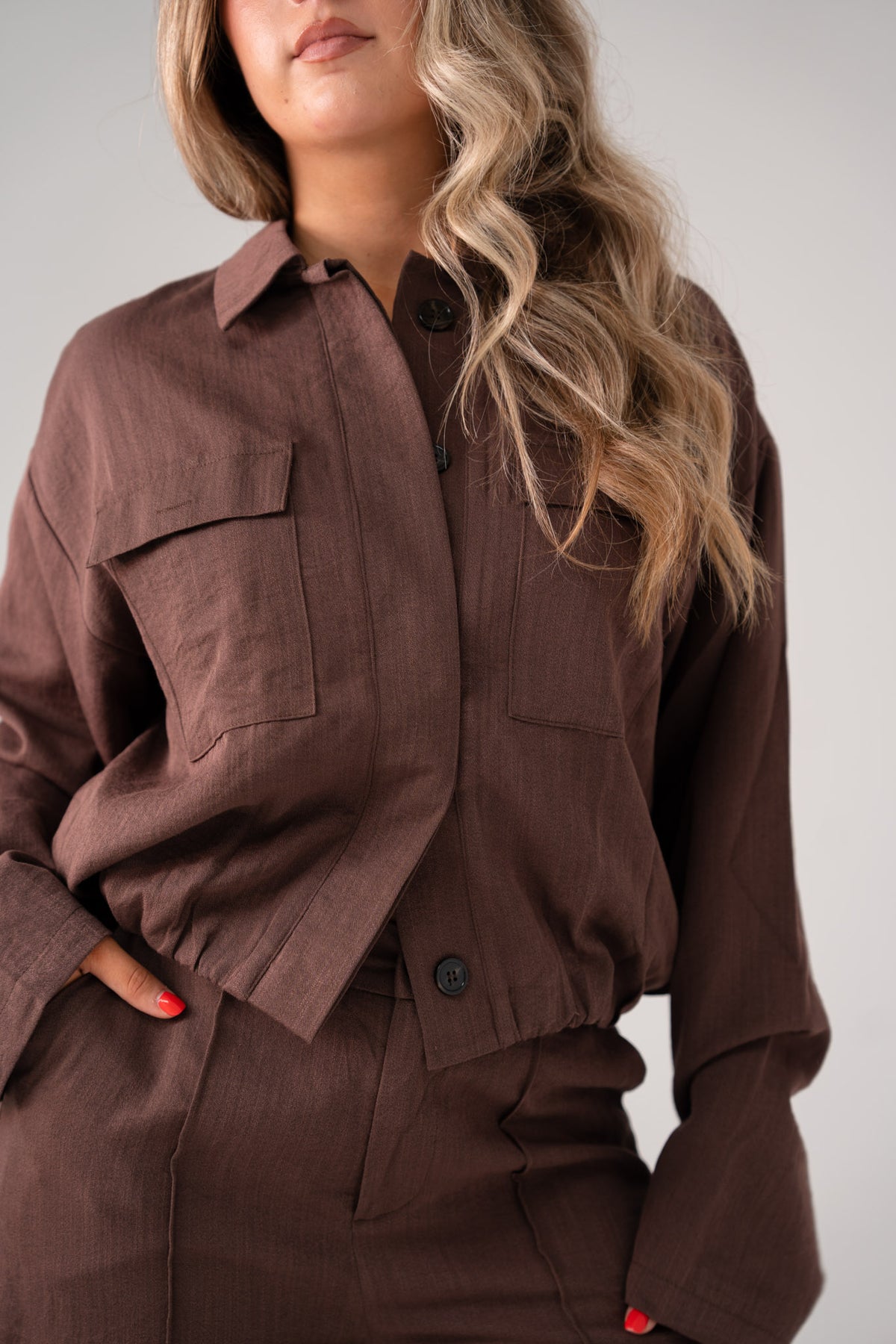 Elsa Jacket In Chocolate