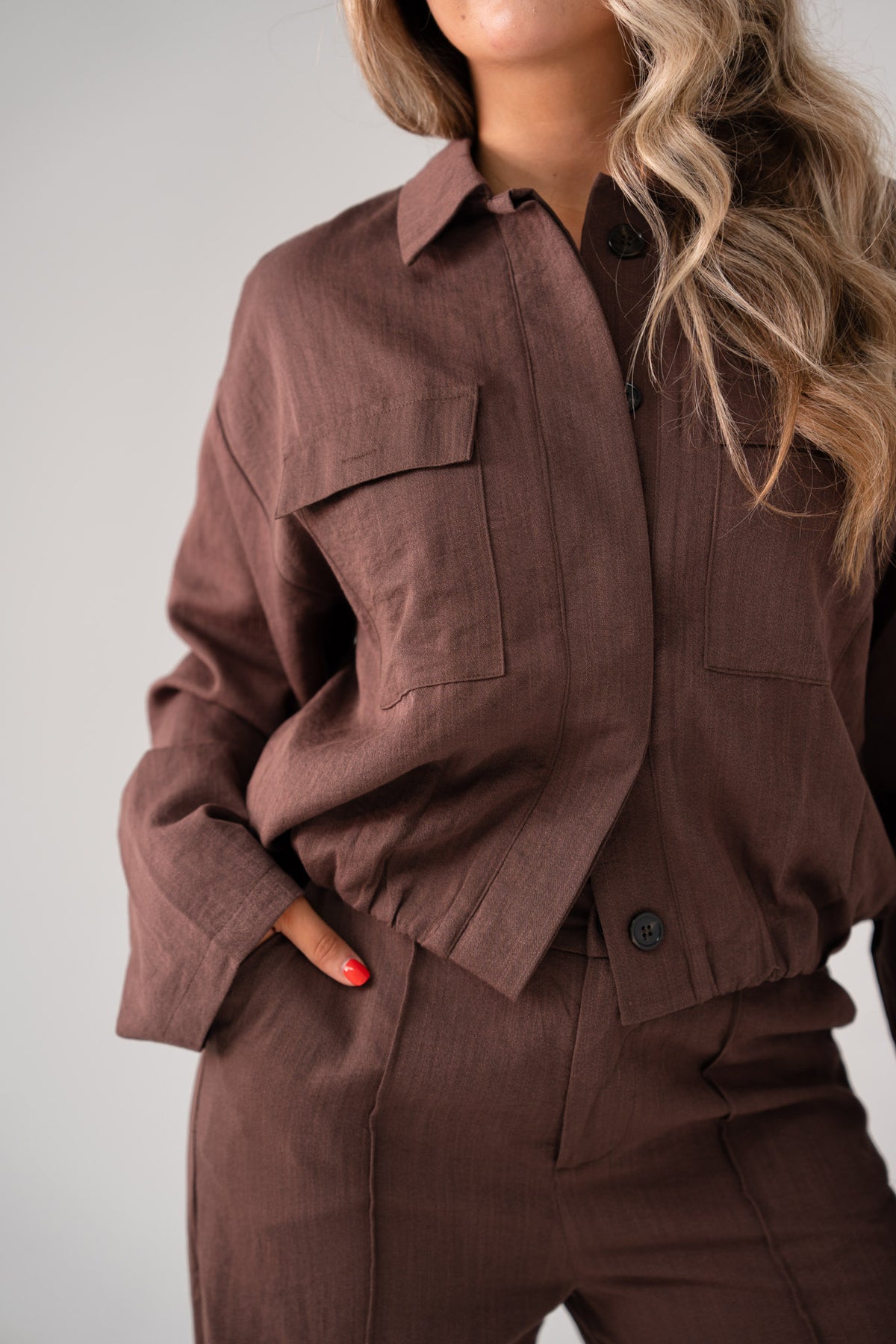 Elsa Jacket In Chocolate
