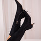 Love Laura Suede Knee Boot In Black