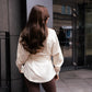 Love Laura Belted Leisure Jacket In Cream