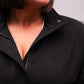 Love Laura Belted Leisure Jacket In Black
