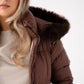 Love Laura Puffa Coat In Chocolate