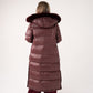 Love Laura Puffa Coat In Plum
