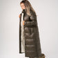 Love Laura Puffa Coat In Khaki