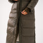 Love Laura Puffa Coat In Khaki
