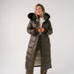 Love Laura Puffa Coat In Khaki