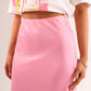 Love Laura Slip Skirt In Pink