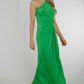 Alana Drape Front Dress In Green - The Walk in Wardrobe