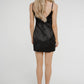 Alana Embellished Detail Dress In Black - The Walk in Wardrobe