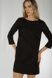 Alana Geometric Midi Dress In Black - The Walk in Wardrobe