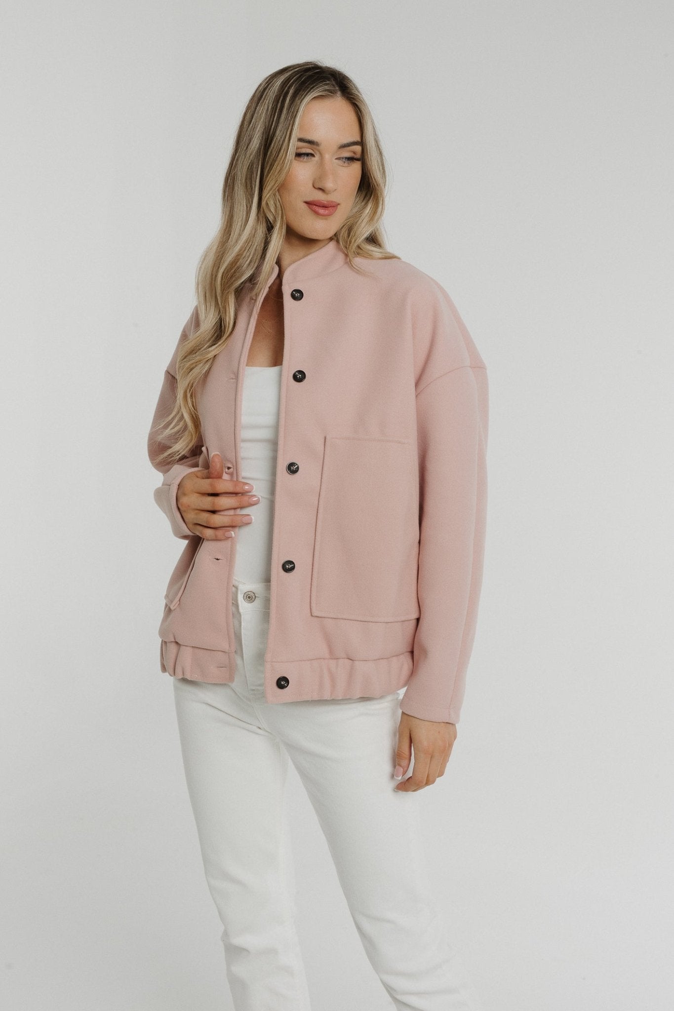 Aria Jacket In Pink - The Walk in Wardrobe