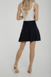 Becca Knit Mini Skirt In Navy - The Walk in Wardrobe