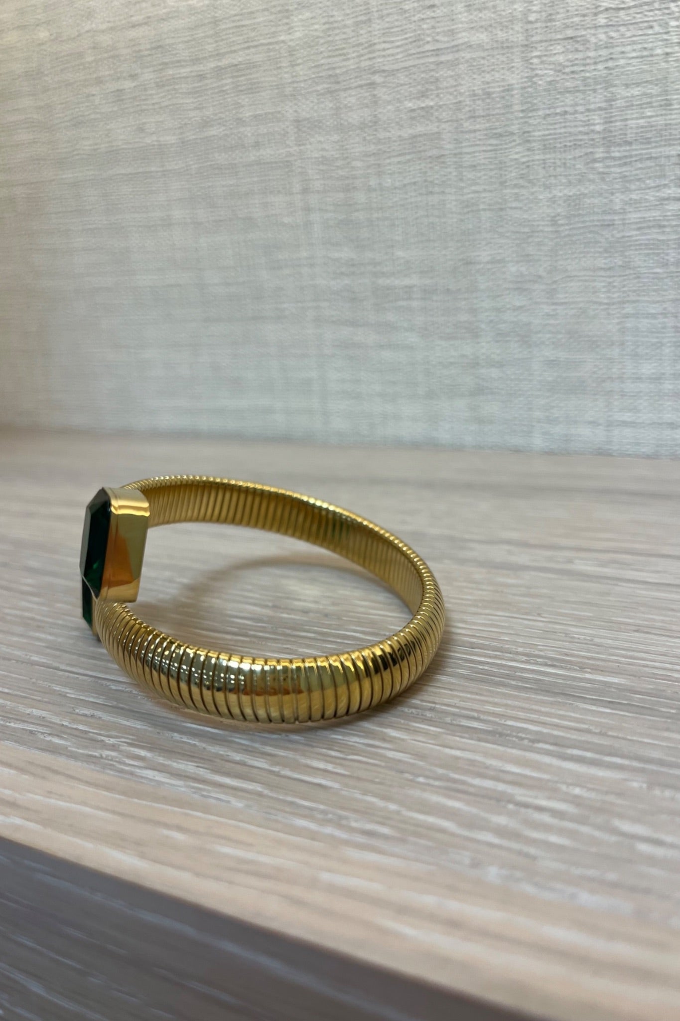 Beth Double Gem Bracelet In Gold - The Walk in Wardrobe
