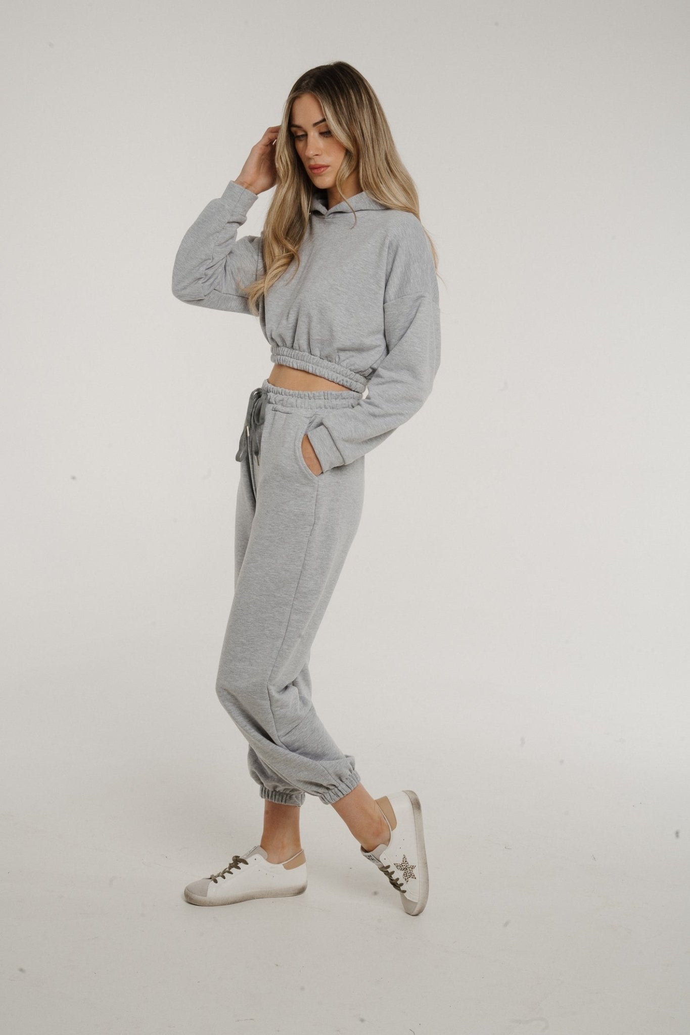 Caitlyn Hooded Lounge Set In Grey - The Walk in Wardrobe