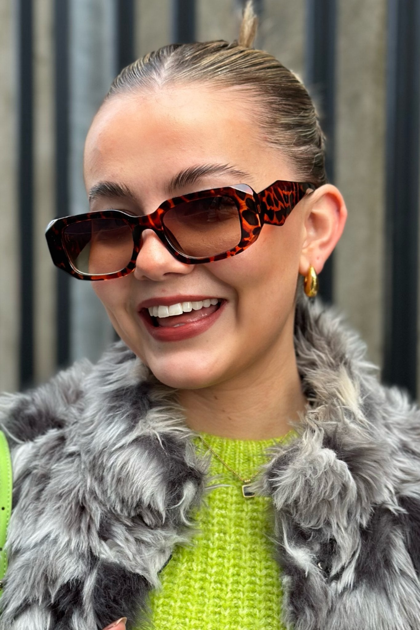 Caitlyn Tortoise Sunglasses In Brown - The Walk in Wardrobe