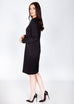 Darcey Contrast Trim Dress In Black - The Walk in Wardrobe