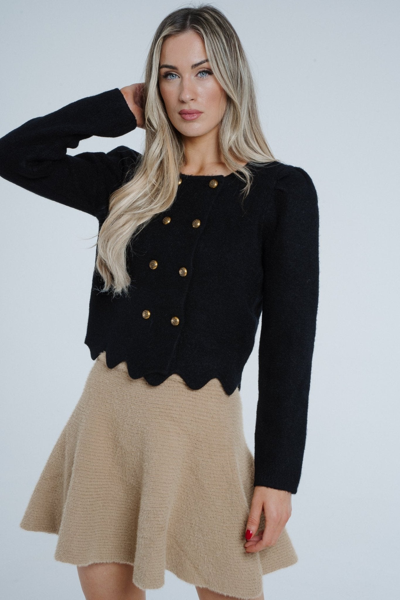 Eden Knit A-Line Skirt In Tan – The Walk in Wardrobe