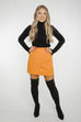 Ella Wrap Style Skirt In Orange - The Walk in Wardrobe