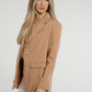 Elsa Blazer In Camel - The Walk in Wardrobe
