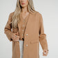 Elsa Blazer In Camel - The Walk in Wardrobe