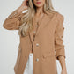 Elsa Blazer In Camel - The Walk in Wardrobe