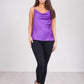 Emilia Violet Cowl Neck Cami - The Walk in Wardrobe