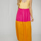 Fiona Colour Block Maxi Dress In Multi - The Walk in Wardrobe