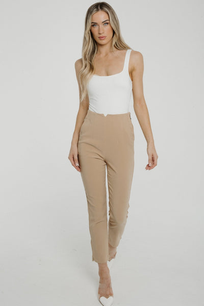 Wide leg trousers - MODO Camel | Womens Luisa Spagnoli Pants - busoga