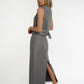 Holly Midi Skirt In Grey - The Walk in Wardrobe