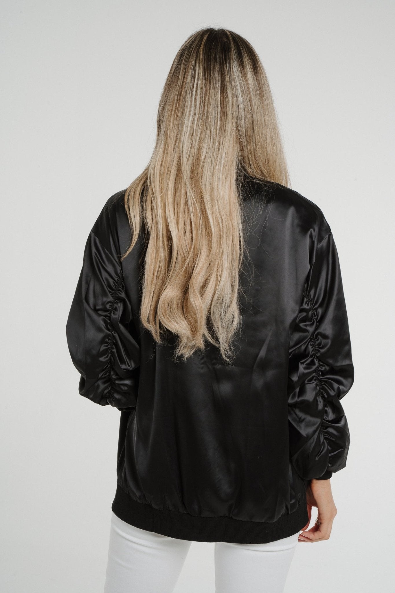 Ivy Zip Jacket In Black - The Walk in Wardrobe