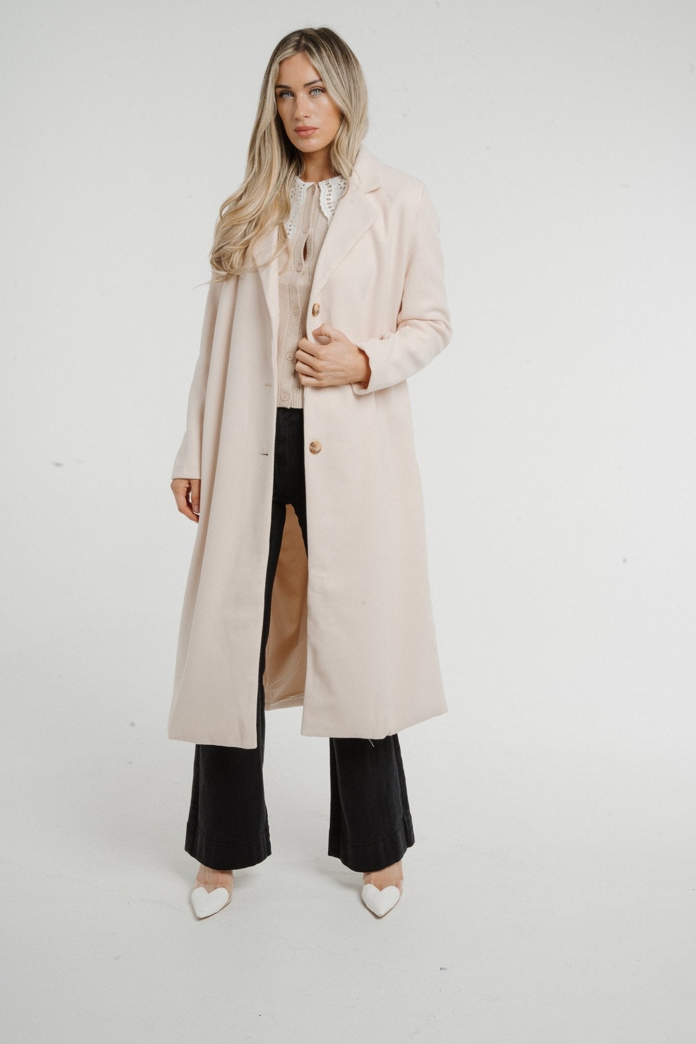 Jane Coat In Neutral - The Walk in Wardrobe