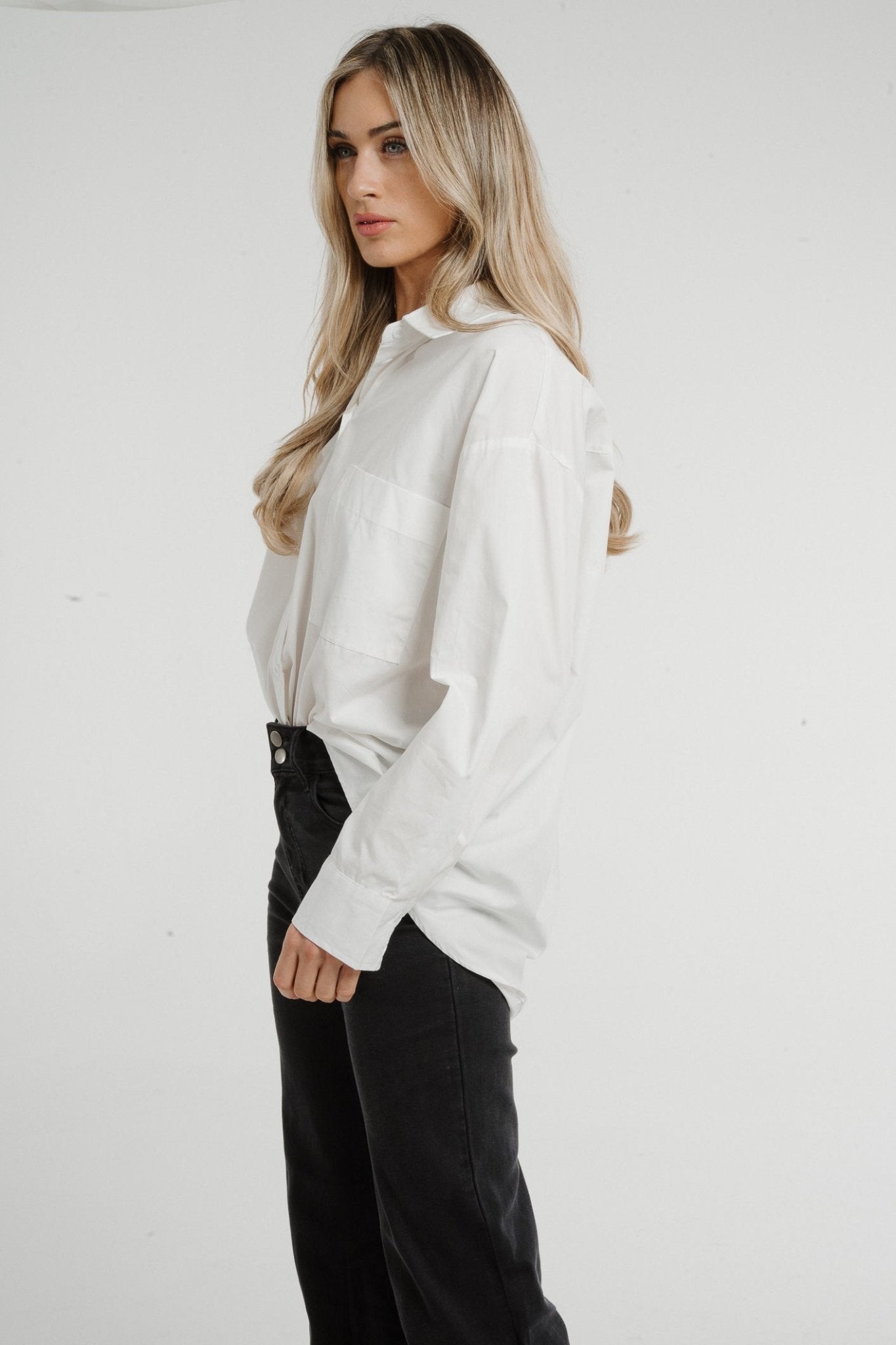 Jane Shirt In White - The Walk in Wardrobe