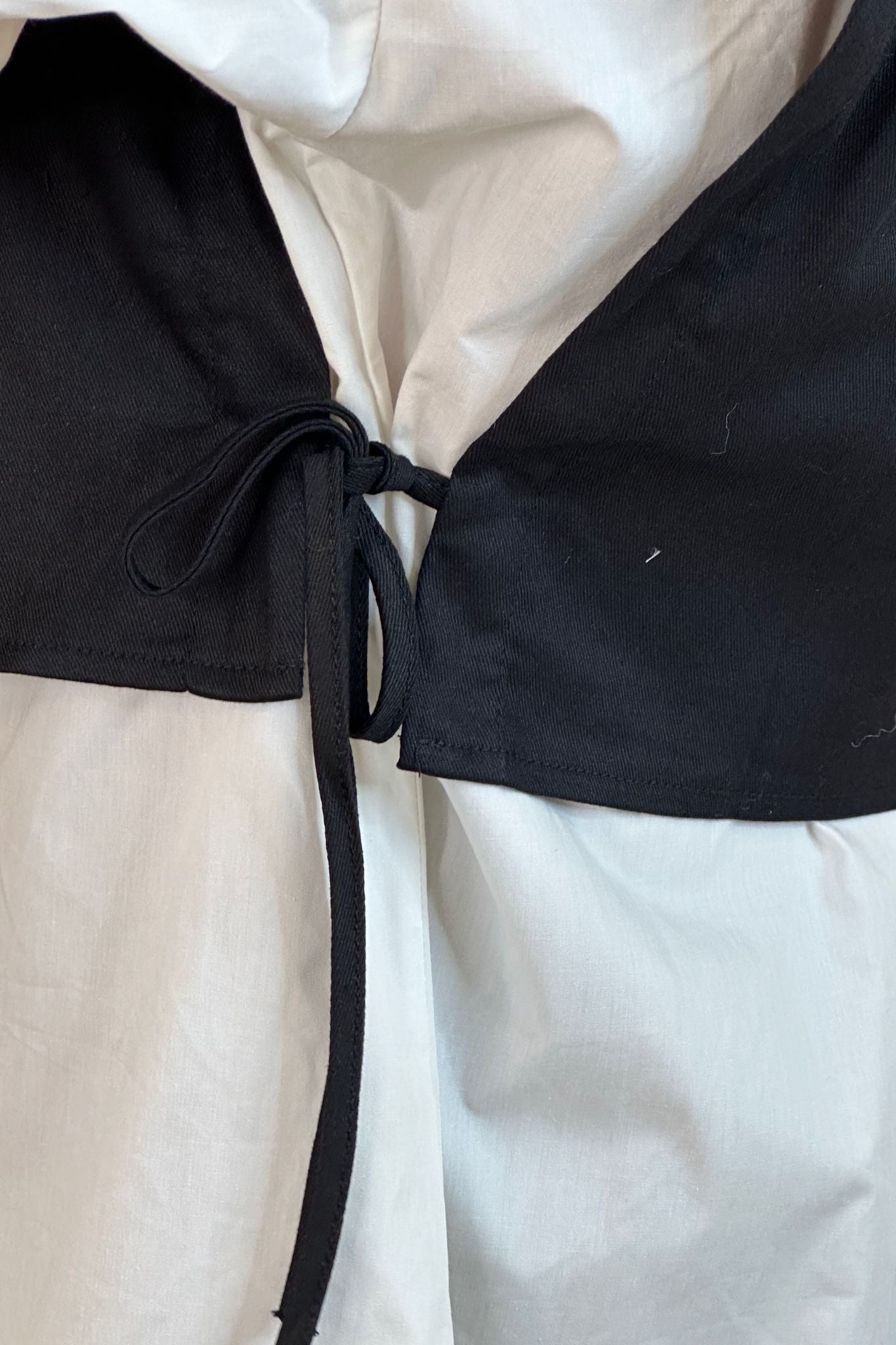 Jane Tie Side Overlay In Black - The Walk in Wardrobe
