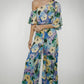 Kayla Floral Jumpsuit In Blue - The Walk in Wardrobe