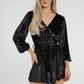 Kendra Embellished Velvet Playsuit In Black - The Walk in Wardrobe