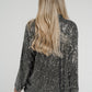 Kendra Sequin Jacket In Silver - The Walk in Wardrobe
