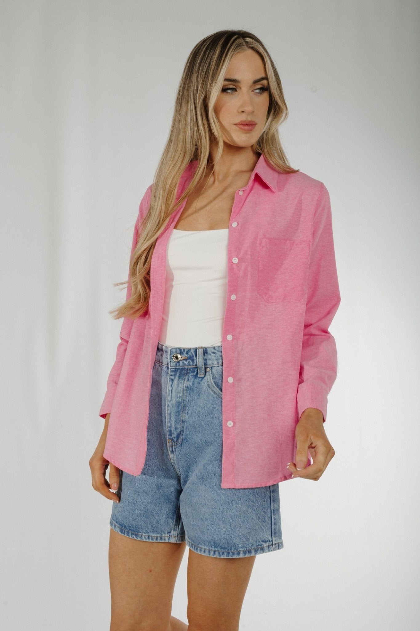 Kendra Shirt In Pink - The Walk in Wardrobe