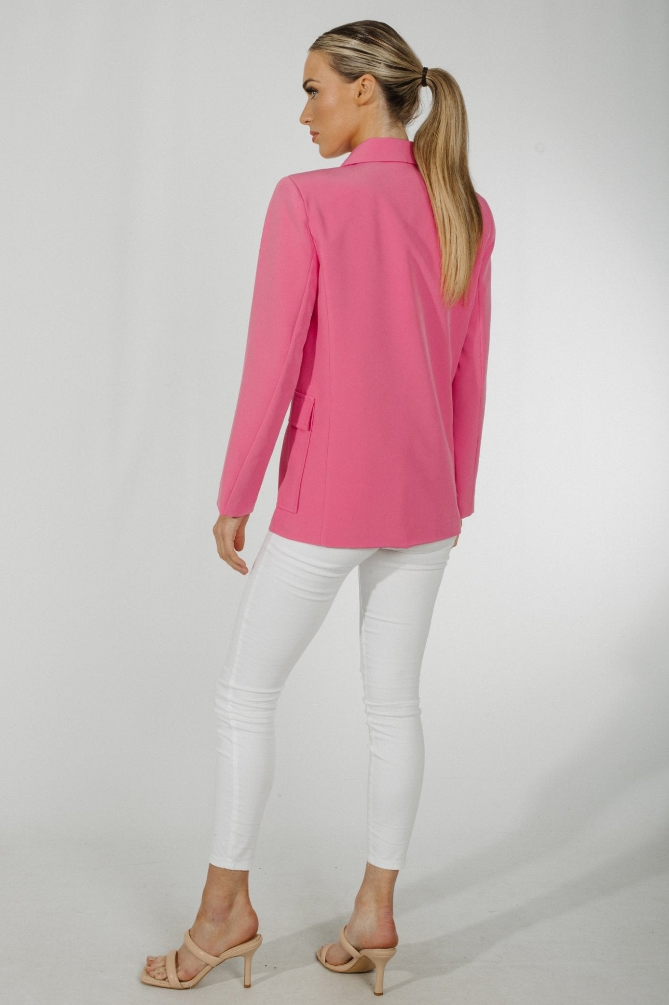 Lexi Blazer In Pink - The Walk in Wardrobe