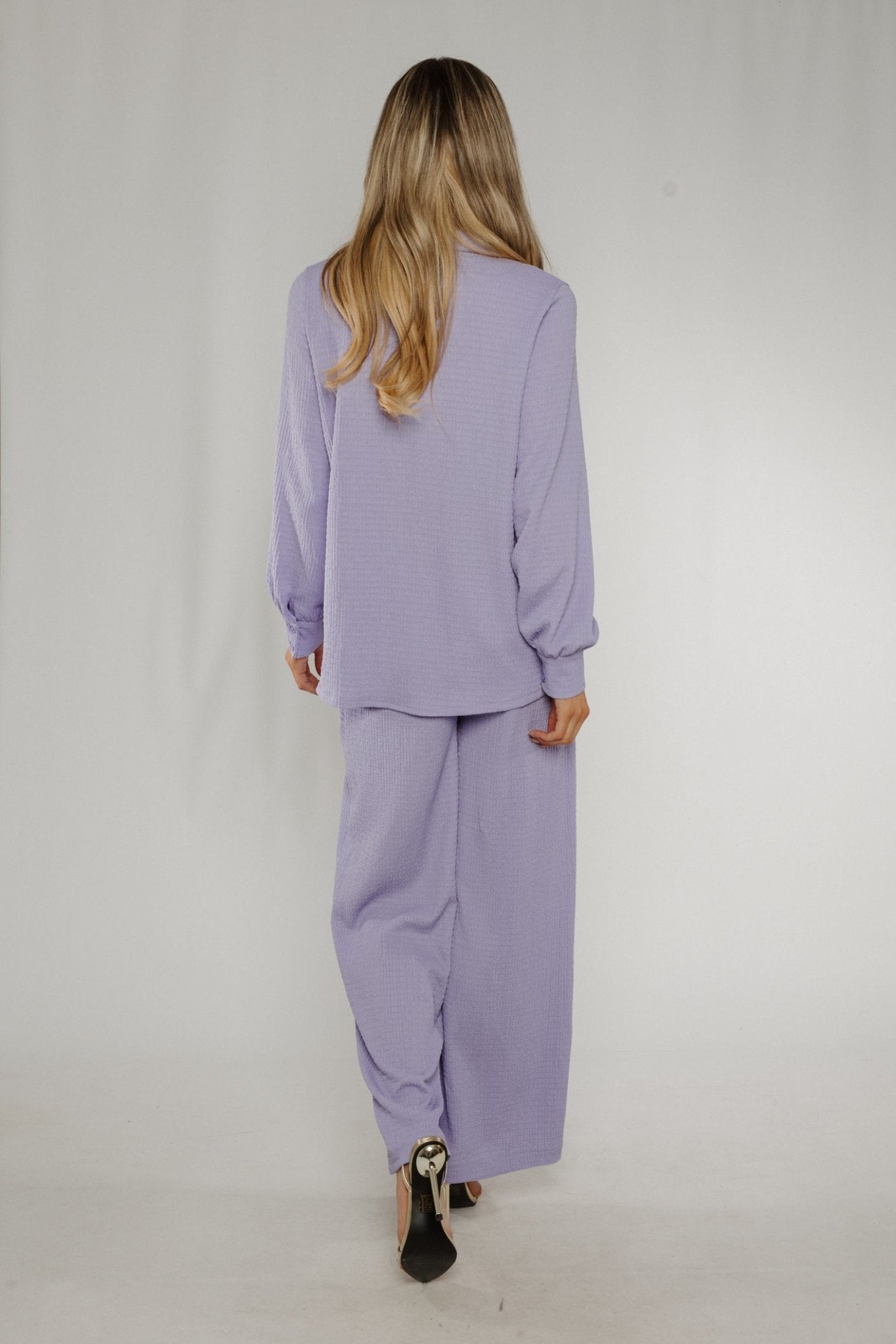 Lexi Crepe Two Piece In Lilac - The Walk in Wardrobe