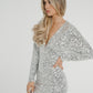 Lila Sequin Dress In Silver - The Walk in Wardrobe